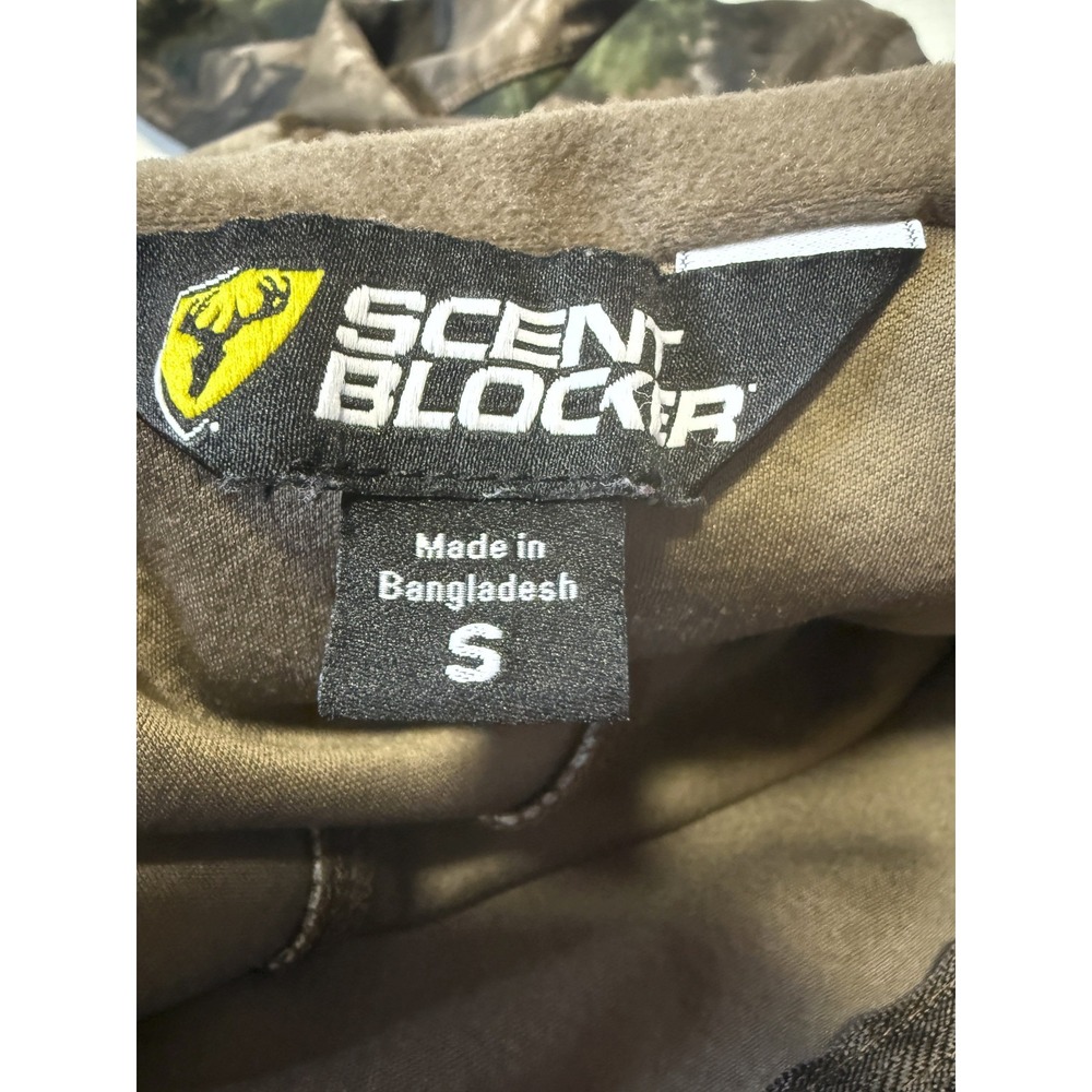 Mossy Oak Terra Camo Scent Blocker Cold Fusion Carbon Hoodie Hunting - Men Small - Picture 4 of 7